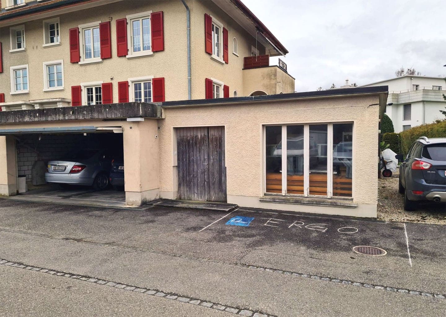 Praxisparkplatz bei Ergopraxis Eckert